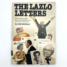 The Lazlo Letters By Don Novello Workman Publishing 1979 Signed By Author PB