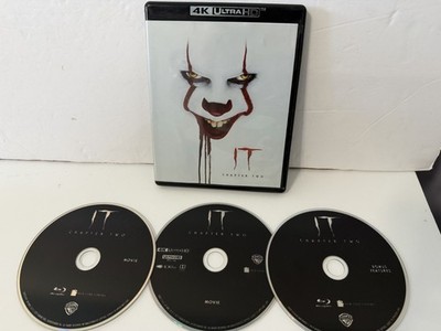 It Chapter Two 4K UHD Blu-ray James McAvoy, 3-Disc Set