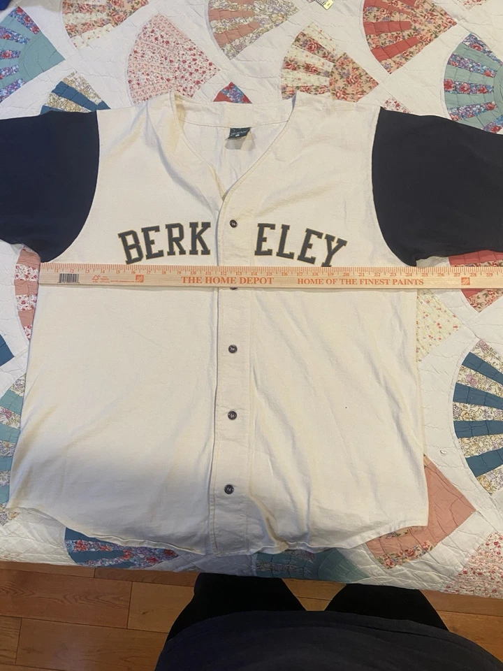 Camiseta de béisbol vintage de Cal Berkeley años 90 para hombre talla grande Foto 2 de 4