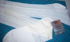 Vintage NWT Sheer Mens Dress Socks Nylon Rockabilly 10-13 KEEPERS Diamond Cable
