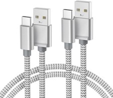 BASESAILOR for iPhone 17 16 Pro Max Charger Cable 2M/2Pack,USB to USB C Cable