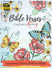 Bible Verses Cheerful Heart Coloring Book for Adults: Beautiful Christian Colori