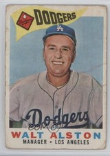 1960 Topps Walter Alston #212 HOF y0i