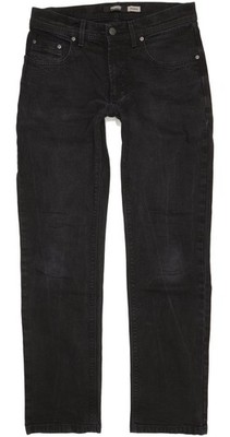 Pioneer Rando Men Black Straight Regular Stretch Jeans W32 L32 (106106)