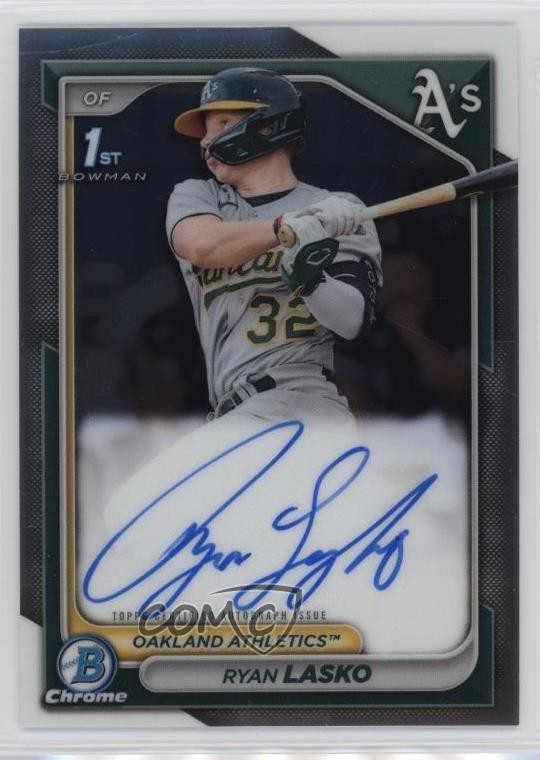 2024 Bowman Chrome Prospect Auto Ryan Lasko #CPA-RLAS Auto