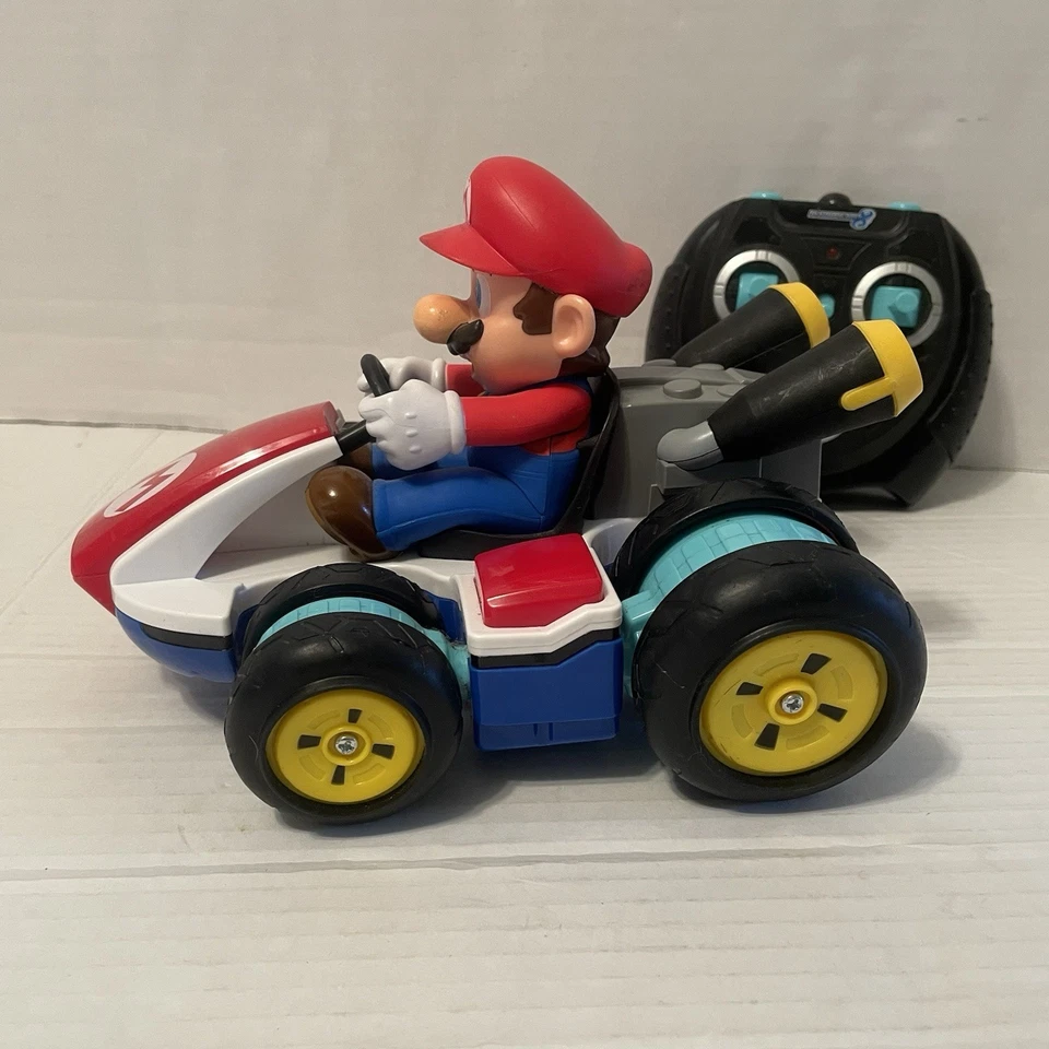 Super Mario Kart RC Car World Nintendo Anti-Gravity W/ Remote Tested Working - Image 3 of 4
