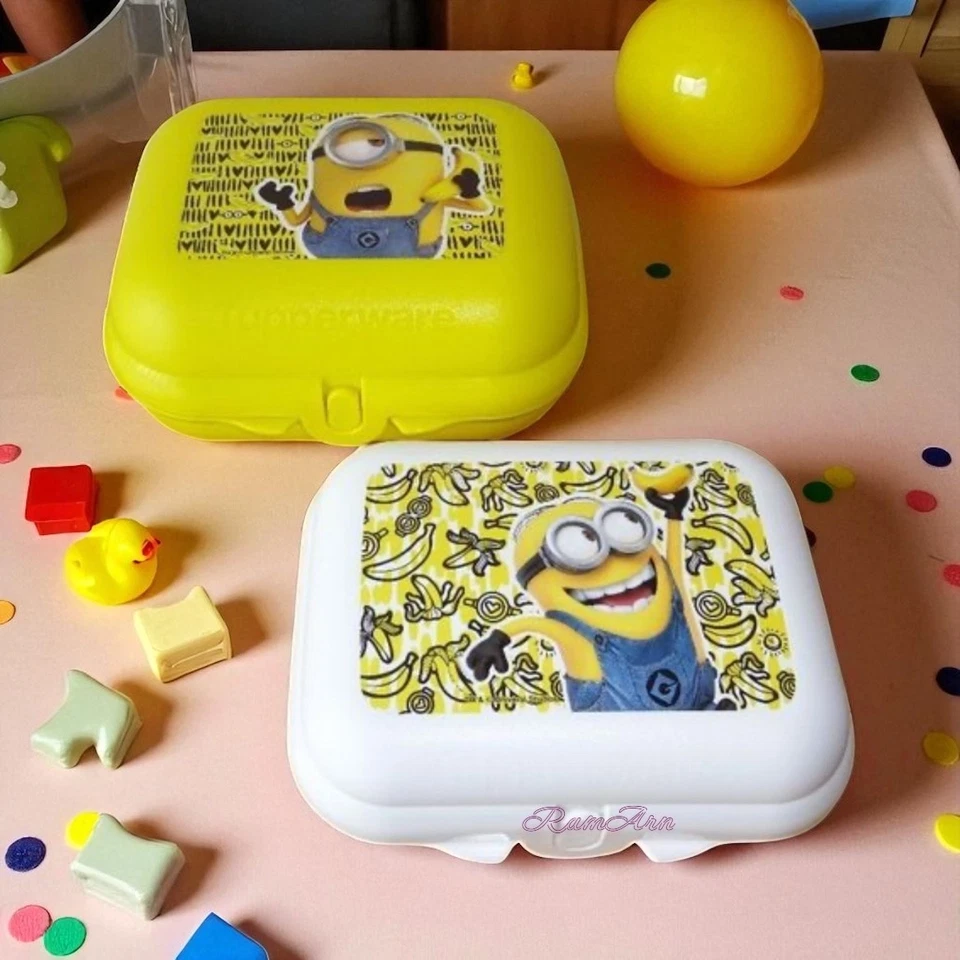 Tupperware Eco Twin, Maxi, klein, mini, Set, Brotbox, Sandwichdose, Schule, Vesp - Bild 2 von 4