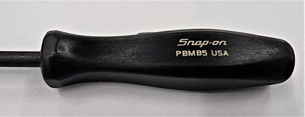 Snap-On POCKET PRY BAR BENT BLADE *BLACK HARD HANDLE PBMB5 5