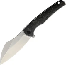 New VDK Knives Vice Framelock Black CF VDK029