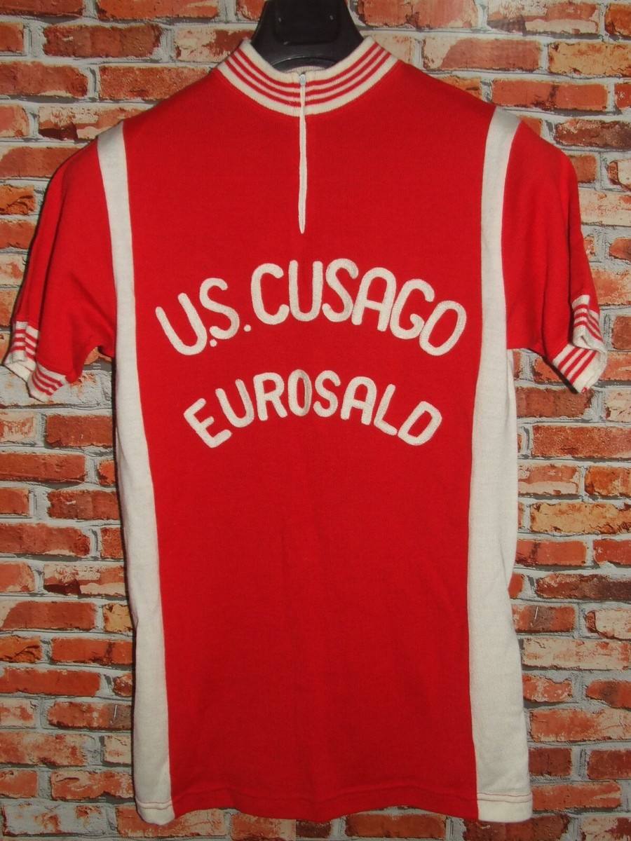 Eroica Du Tongo Colnago Maillot Vélo Cyclisme Vintage 70'S 50% Laine