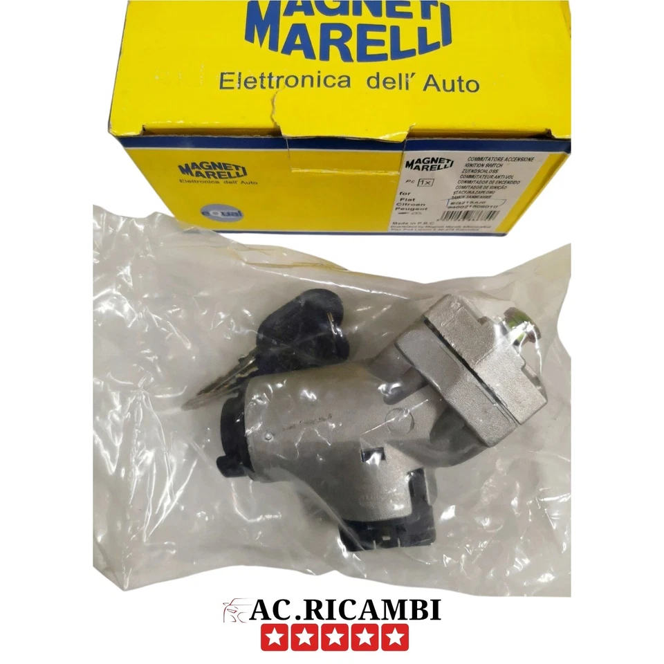 Bloccasterzo Cilindretto Avviamento Ducato Panda Ritmo Delta Y10 MAGNETI MARELLI - Immagine 2 di 4