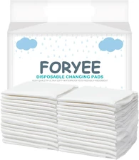 Disposable Underpads 17 x 24 Inches (50 Pack) Incontinence Bed Pads Heavy Abs...