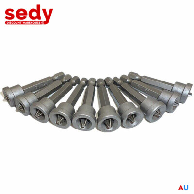 10x Gypsum Board Drywall Ph2 Screwdriver Bit 50mm Bits To