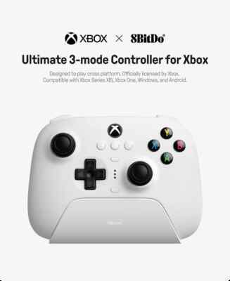 8BitDo Ultimate 3-mode X-pro Gaming Controller Hall Effect Joysticks for  Xbox UK
