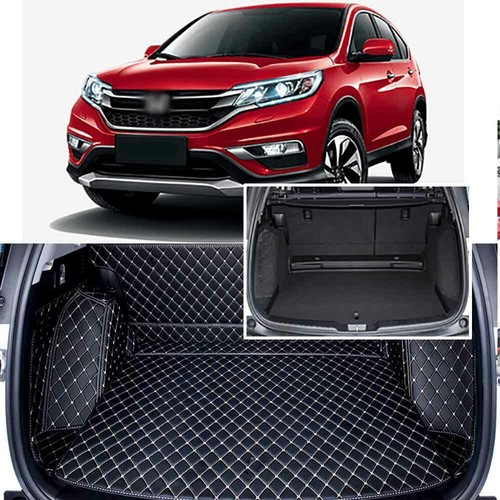 1Set Black Rear Trunk Cover Cargo Mats Seat&Floor Protector For Honda
