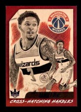 BRADLEY BEAL 2019/20 COURT KINGS #4 CROSS-HATCHING HANDLES PURPLE #73/99 BF2360