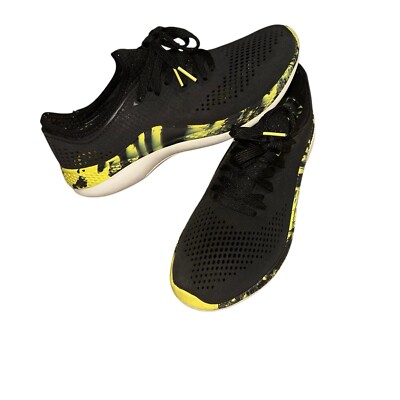 Crocs Men's LiteRide 360 Marbled Pacer Shoes Sneakers Size 8 Black Citrus Yellow