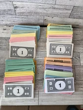 Genuine Monopoly REPLACEMENT MONEY CASH BILLS - Various Editions Denominations