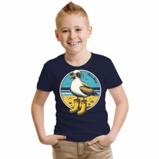 Kinder Junge Mädchen TShirt Moin Moin Möwen...