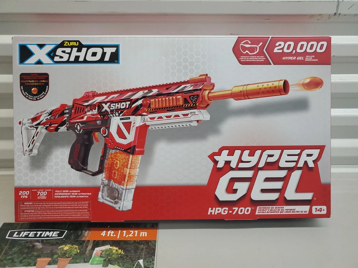 XShot Hyper Gel HPG-700 Blaster Semi & Fully Automatic 20,000 Hyper Gel  Pellets