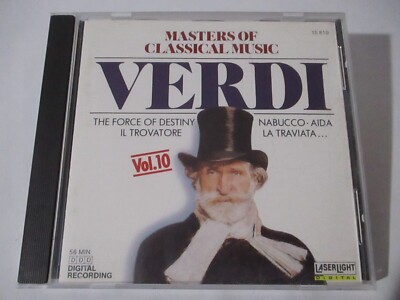 Masters Of Classical Music Vol 10 Giuseppe Verdi CD 1988 Delta Music Laserlight