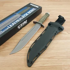 Cold Steel Leatherneck Fixed Knife 10.5" D2 Steel Blade OD Green Griv-Ex Handle