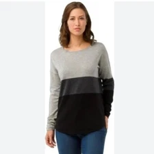 Smartwool Women's Shadow Pine Crew Sweater Moonbeam Heather Marino Wool Size M