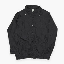 Vintage Haband Womens 90s Black Regular Woven Coach Jacket M