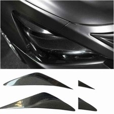 Trim Lamp Eyebrow Carbon Fiber Nissan Altima Dry Front Headlight For 2013-2015