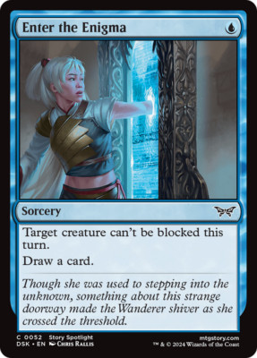 x1 Enter the Enigma DSK Duskmourn MTG 52 COMMON M/NM 1x