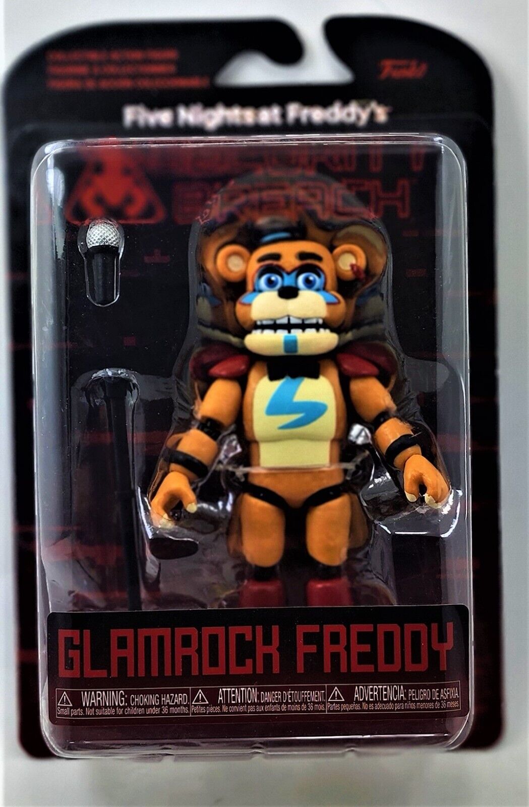  Funko Action Figure: Five Nights at Freddy's (FNAF)  PizzaPlex-Glamrock Freddy Fazbear - FNAF Pizza Simulator - Collectible -  Gift Idea - Official Merchandise - for Boys, Girls, Kids & Adults 