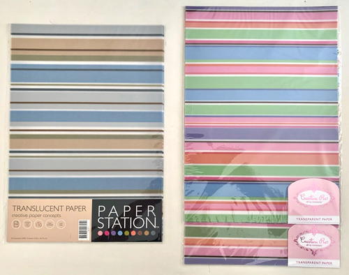 Lot of 3 Packs of TRANSLUCENT Patterned Paper A4 | eBay