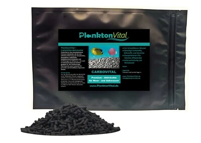 PlanktonVital – CarboVital – Aktivkohle Aquarium Wasser Meerwasser Süßwasser - Bild 1 von 3