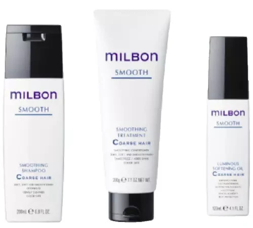 MILBON SMOOTHING シャンプー＆トリートメント F 2500 MILBON SMOOTH (Coarse Hair) Shampoo or Treatment 200–2500 (mL/g