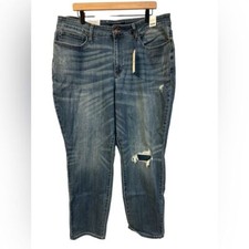 Judy Blue High Waisted Knee Patch Boyfriend Denim Jeans Sz 20W NWT