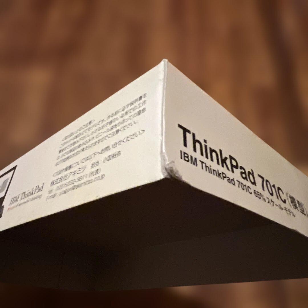 【希少品】ThinkPad 701C（模型）IBM公式 65％スケールモデル IBM ThinkPad 701C 65%スケール・モデル模型 非売品