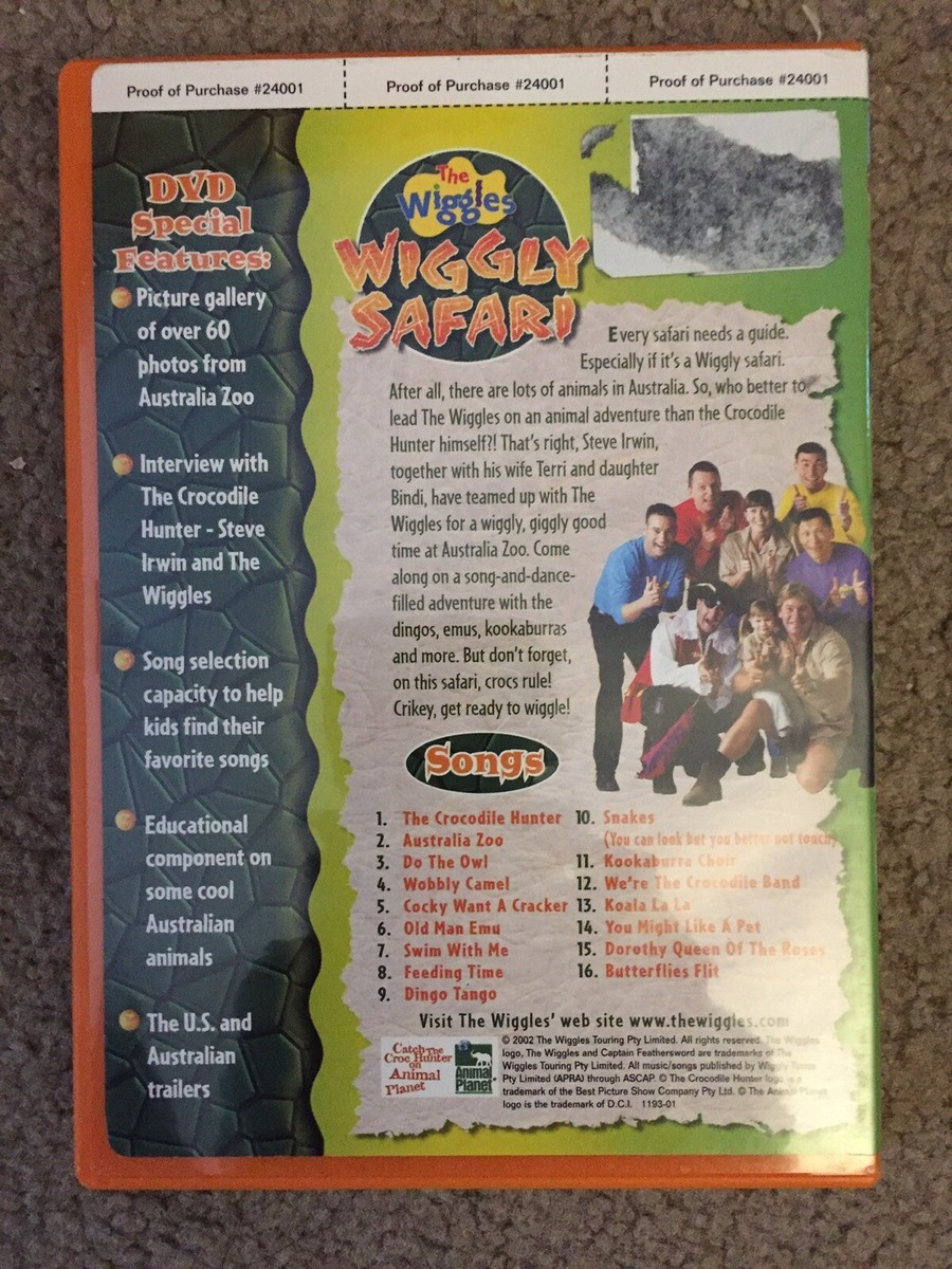 The Wiggles - Wiggly Safari (DVD, 2006, DVD/CD) 45986091918
