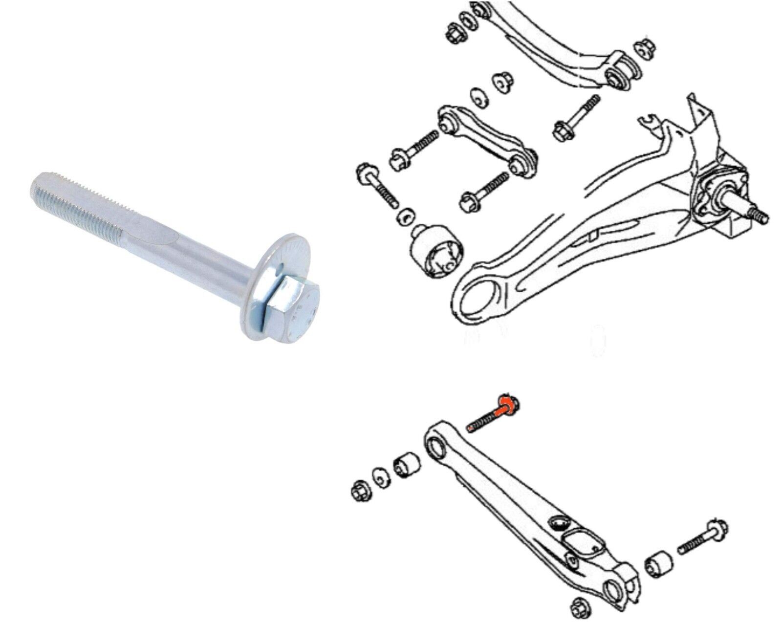 Rear Control Arm Adjustment Bolt Carisma Colt Lancer Mirage Outlander Dion
