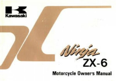 Pictures Mr 1991 Kawasaki ZX600-D2 Motorcycle Owners Manual : 99920-1533-01 | eBay