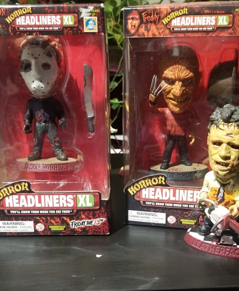 Horror Headliners XL new Freddy and Jason in box and