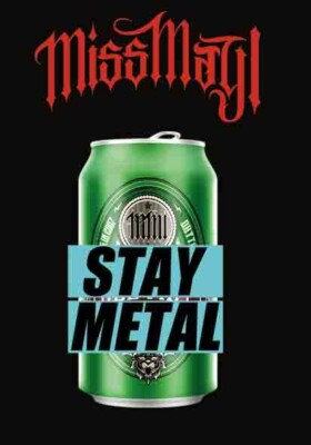 MISS MAY I AUFKLEBER STICKER # 1 STAY METAL 7x5cm
