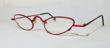 NEW L.A. Eyeworks Twit red 40-17-138 eyeglass frames NOS eyewear FRAMES ONLY