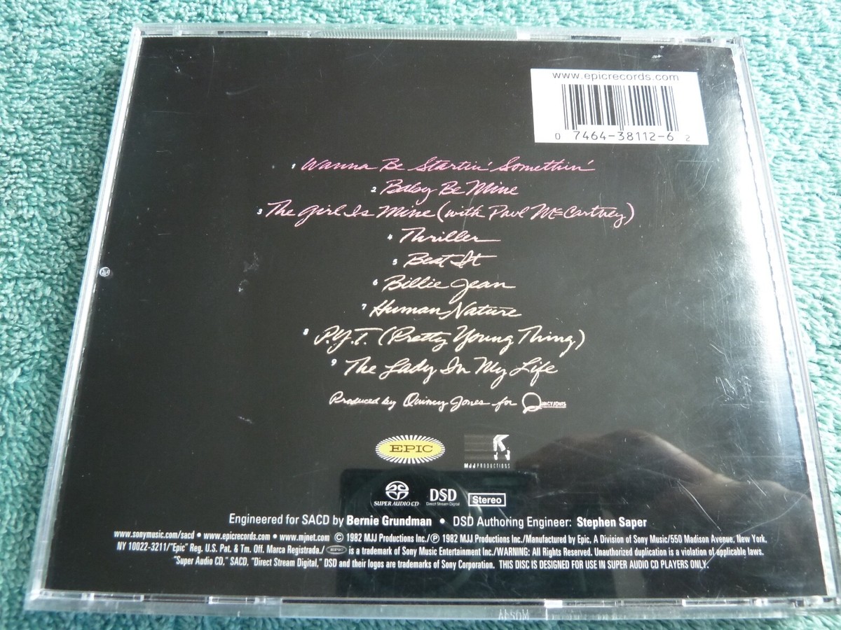 Michael Jackson - Thriller (SACD only layer, RARE 2006 Epic