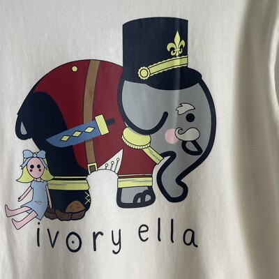 ivory ella t shirt dress Long Sleeve Nut Cracker Ella Graphic T-Shirt, Womens, Juniors, S, White Sleeve shirt