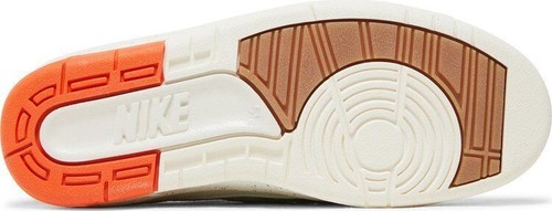 Nike Air Jordan 2 Retro Low TITAN Womens Sail Orange Green Sz9 DV6206 183 - Picture 5 of 6