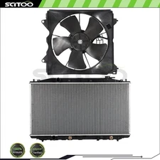 Car Radiator and Cooling Fan Kit Fit For 2008 2009 2010 2011-2012 Honda Accord
