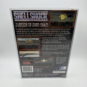 Shellshock (Sega Saturn, 1995) CIB REF CARD WORKING CLEAN DISC