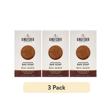 (3 pack) Kingfisher Co. Men's Moisturizing Bar Soap, Bourbon and Maple, 10 oz