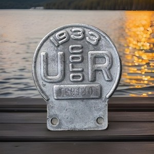 1933 Colorado License Plate Topper Unemployment Relief 189140
