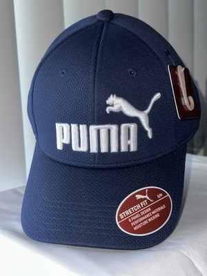 Puma Stretch Fit Blue Hat Men s Size S/M NWT